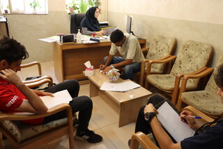 آزمون پایانی دوره امدادگری مرداد ماه 1402  برگزار شد.