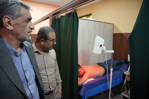 بازدید دکتر نوروزی از کلینیک تخصصی فیزیوتراپی هیات پزشکی ورزشی بوشهر