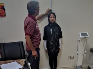 معاینات ورزشکاران المپیادی