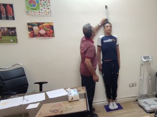 معاینات ورزشکاران المپیادی