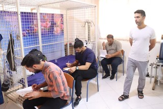 گزارش تصویری : آزمون تئوری ماساژ ورزشی توسط هیات پزشکی ورزشی استان مازندران