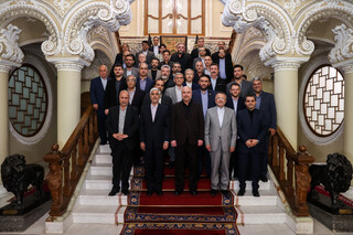 دیدار مسئولان ورزش با رئیس مجلس شورای اسلامی