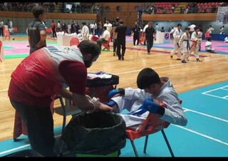 پوشش پزشکی مسابقات بین المللی کاراته شوتوکان