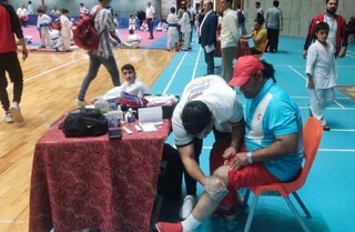 پوشش پزشکی مسابقات بین المللی کاراته شوتوکان