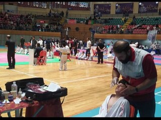 پوشش پزشکی مسابقات بین المللی کاراته شوتوکان