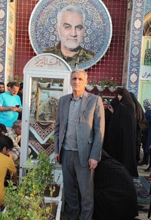 تجدید میثاق ریاست فدراسیون پزشکی ورزشی با سردار شهید حاج قاسم سلیمانی