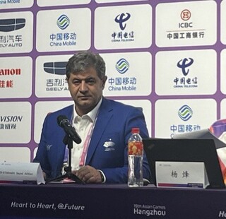 حضور دکتر اردیبهشت در جلسه فنی مسابقات دوومیدانی بازی های آسیایی هانگژو