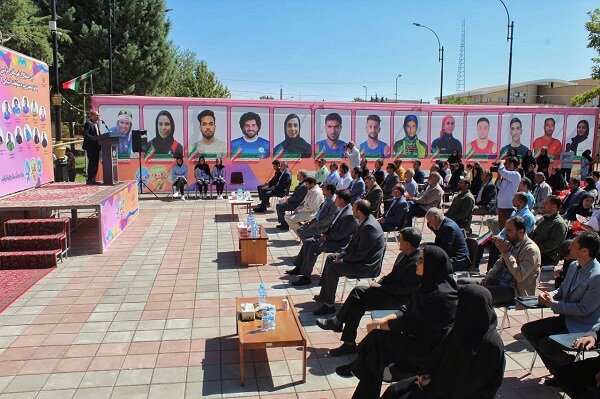 مراسم استقبال از مدال آوران قایقرانی بازی های آسیایی هانگژو چین در استان زنجان