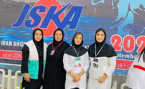 گزارش تصویری : پوشش پزشکی ورزشی مسابقات کاراته بین المللی بانوان توسط هیات پزشکی ورزشی مازندران