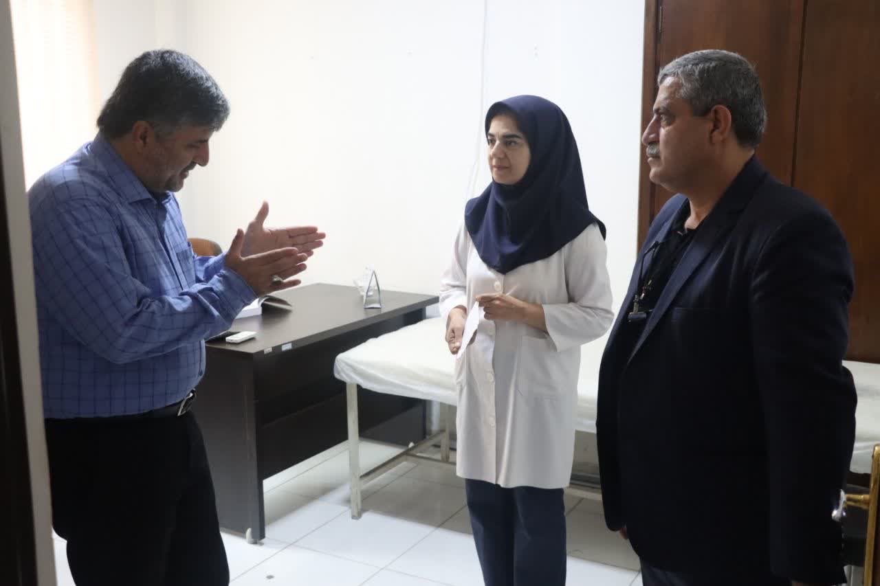 از گلینیک هیات پزشکی ورزشی مازندران بازدید کرد 
