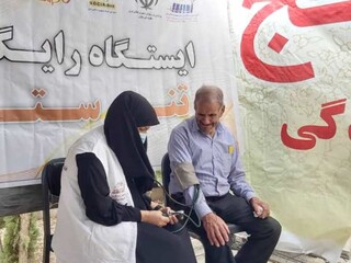 غرفه هیأت پزشکی ورزشی کرمان در رزمایش جهادگران فاطمی