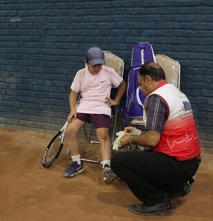 پوشش پزشکی مسابقات کشوری تنیس