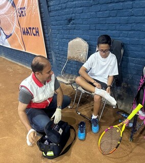 پوشش پزشکی مسابقات کشوری تنیس