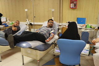 پویش اهدای خون ورزشکاران به مناسبت هفته تربیت بدنی و ورزش برگزار شد