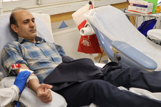 پویش اهدای خون ورزشکاران به مناسبت هفته تربیت بدنی و ورزش برگزار شد