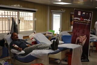 پویش اهدای خون ورزشکاران به مناسبت هفته تربیت بدنی و ورزش برگزار شد