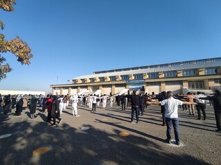 ایستگاه رایگان تندرستی به مناسبت هفتۀ تربیت بدنی