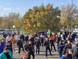 ایستگاه رایگان تندرستی به مناسبت هفتۀ تربیت بدنی