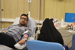 پویش اهدای خون ورزشکاران به مناسبت هفته تربیت بدنی و ورزش برگزار شد