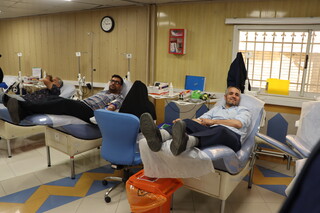 پویش اهدای خون ورزشکاران به مناسبت هفته تربیت بدنی و ورزش برگزار شد