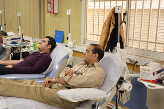 دومین روز پویش اهدای خون ورزشکاران در استان مرکزی به مناسبت هفته تربیت بدنی و ورزش
