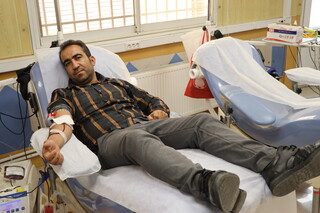 دومین روز پویش اهدای خون ورزشکاران در استان مرکزی به مناسبت هفته تربیت بدنی و ورزش