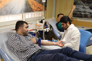 دومین روز پویش اهدای خون ورزشکاران در استان مرکزی به مناسبت هفته تربیت بدنی و ورزش