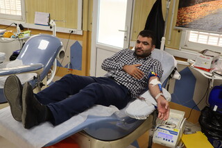 دومین روز پویش اهدای خون ورزشکاران در استان مرکزی به مناسبت هفته تربیت بدنی و ورزش