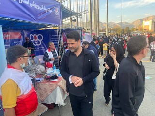 ایستگاه رایگان تندرستی هیات پزشکی ورزشی استان تهران