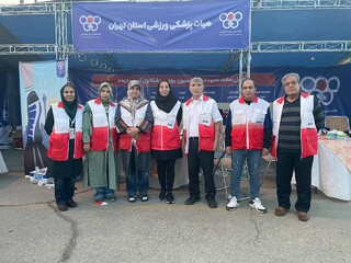 ایستگاه رایگان تندرستی هیات پزشکی ورزشی استان تهران