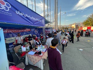 ایستگاه رایگان تندرستی هیات پزشکی ورزشی استان تهران