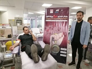 پویش اهدای خون ورزشکاران در ارومیه