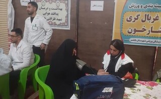 گزارش تصویری : بازدید فرماندار و رئیس اداره ورزش و جوانان بابلسر  از طرح قربالگری فشار خون توسط هیات پزشکی ورزشی استان مازندران   ، مصلی شهرستان بابلسر