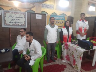 گزارش تصویری : بازدید فرماندار و رئیس اداره ورزش و جوانان بابلسر  از طرح قربالگری فشار خون توسط هیات پزشکی ورزشی استان مازندران   ، مصلی شهرستان بابلسر