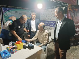 بهره مندی بیش از 1500 نفر از خدمات ایستگاه رایگان تندرستی در بوشهر