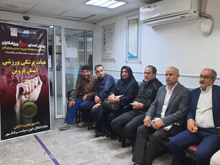 طرح اهدای خون ورزشکاران در قزوین