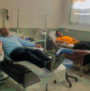 پویش سراسری اهدای خون ورزشکاران جیرفت