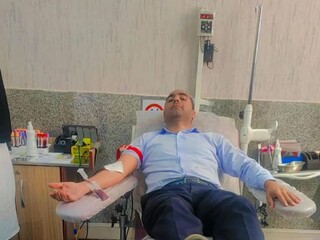 پویش سراسری اهدای خون ورزشکاران جیرفت