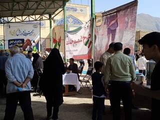 بهره مندی بیش از 400 نفراز خدمات ایستگاه رایگان تندرستی در مصلی الغدیر خرم‌آباد