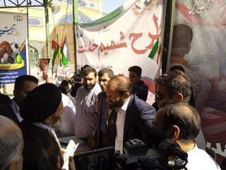 بهره مندی بیش از 400 نفراز خدمات ایستگاه رایگان تندرستی در مصلی الغدیر خرم‌آباد