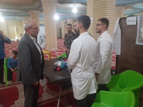 گزارش تصویری : بازدید فرماندار و رئیس اداره ورزش و جوانان بابلسر  از طرح قربالگری فشار خون توسط هیات پزشکی ورزشی استان مازندران   ، مصلی شهرستان بابلسر