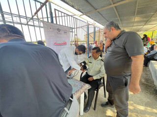 ایستگاه رایگان تندرستی مجموعه ورزشی شهید قیانوری