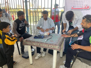 ایستگاه رایگان تندرستی مجموعه ورزشی شهید قیانوری