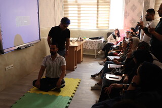 روز دوم دوره ماساژ ورزشی