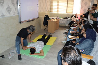 روز دوم دوره ماساژ ورزشی