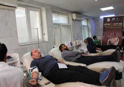 پویش اهدای خون ورزشکاران