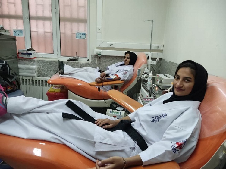 اهدای خون ورزشکاران2