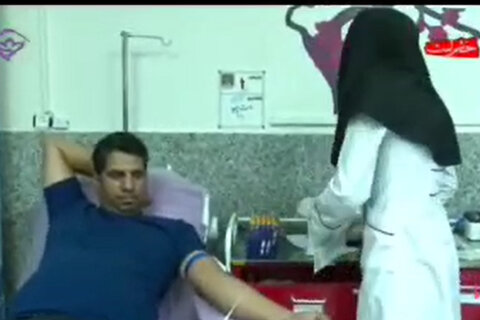 بازتاب پویش اهدای خون ورزشکاران در سیمای خراسان جنوبی