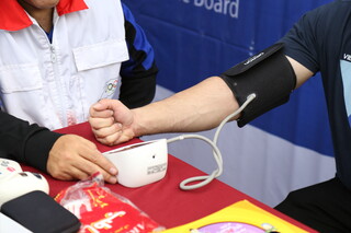 ایستگاه رایگان تندرستی در ورزشگاه شهید شیرودی