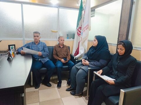 بازدید مسئول امور بازرسی اداره کل ورزش از هیات پزشکی هرمزگان